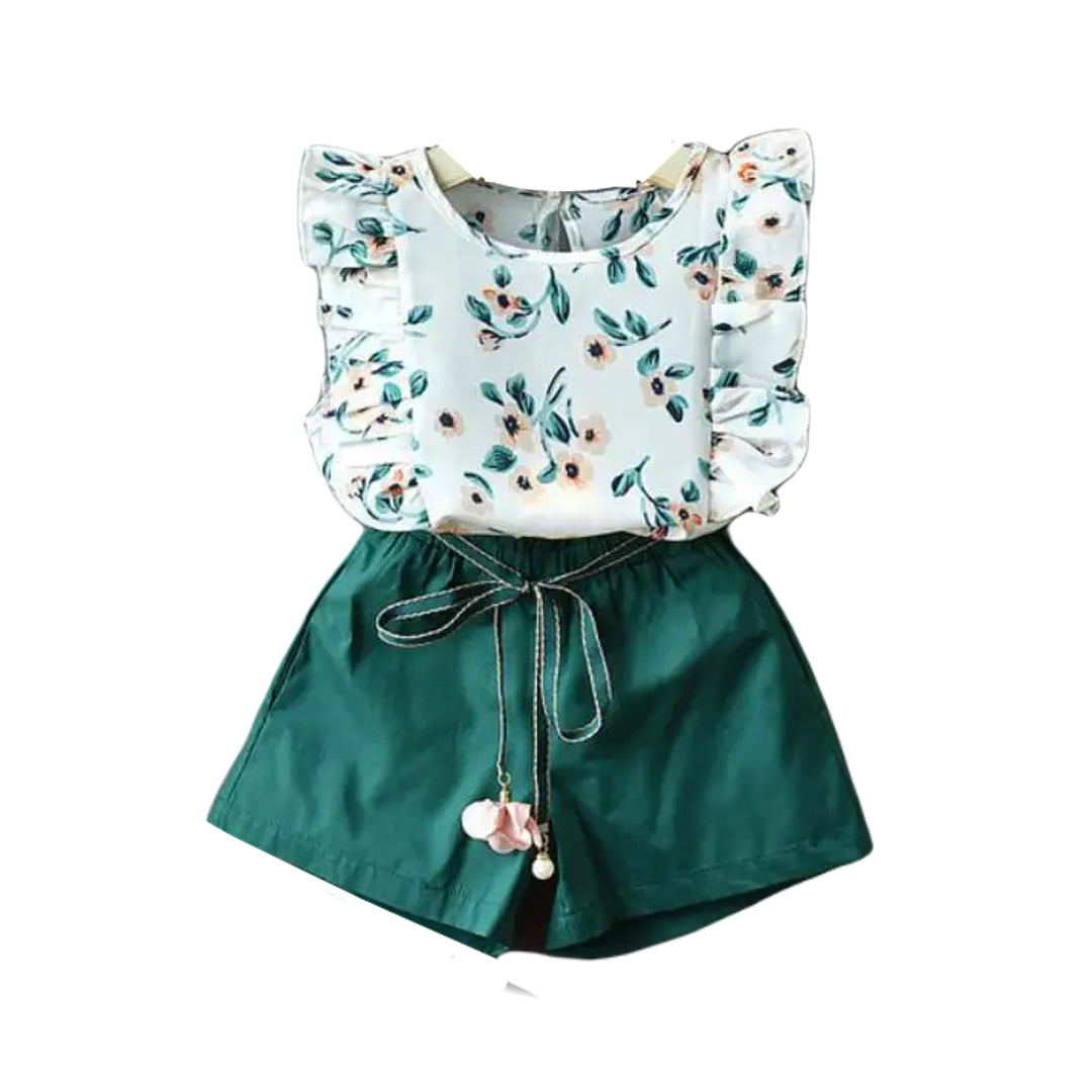 Shop Baby Girl 2- Piece Shorts Sets for Summer at Lullaby Threads Online