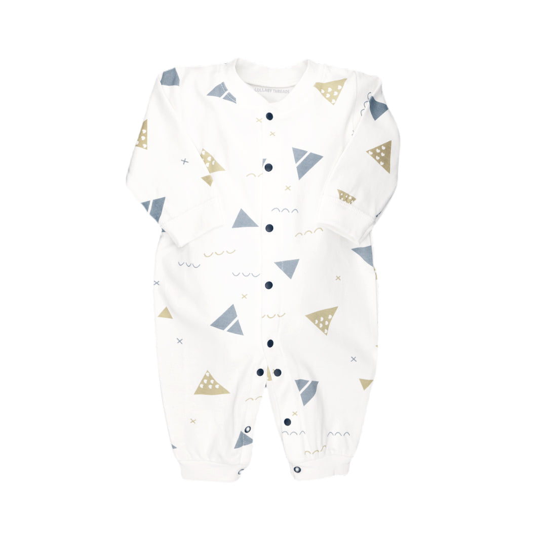 Cute and Cozy Baby Unisex Rompers with Geomatric Print