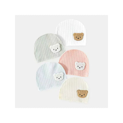 Baby Beanie Bear - White