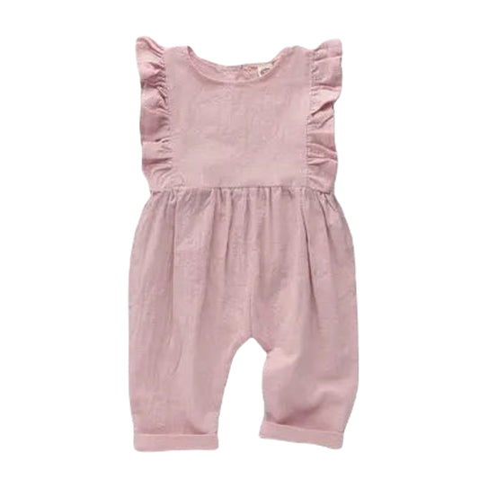 Baby Girl Pink Jellyfish Sleeveless Jumpsuit