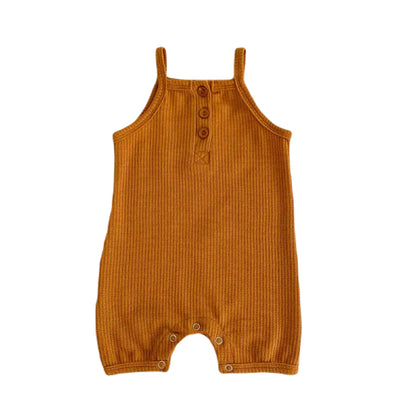 Winter Chic: Baby Cozy Tan Jumpsuit