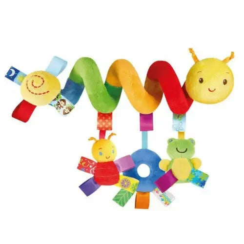 Cute Spiral Hanging Toy with Rattles